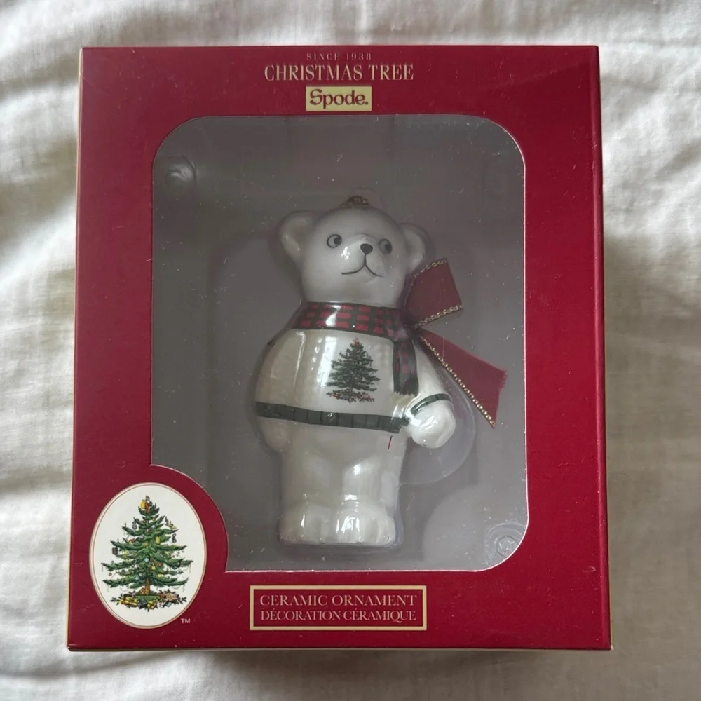 Spode Teddy Bear Ornament